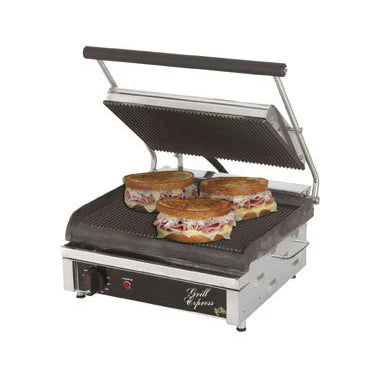 Star GX14IG Grill Express Grooved Sandwich Grill, 14, 120v