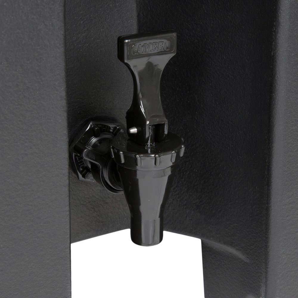 Cambro 1000LCD110 Camtainer Beverage Dispenser, Black, 11.75 gal.