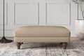 Deni Medium Footstool - Brera Linen Pebble