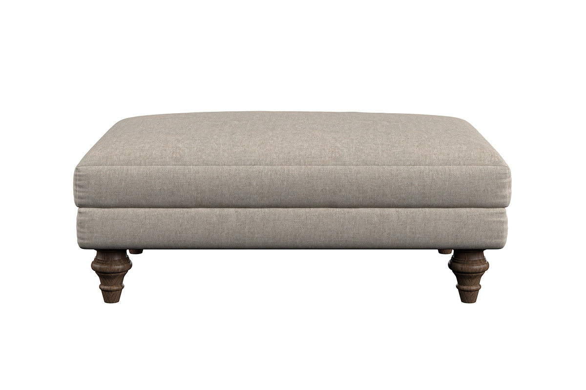 Deni Medium Footstool - Brera Linen Sage