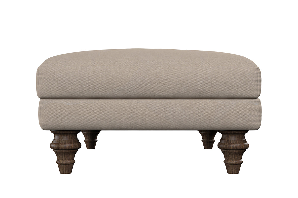 Deni Medium Footstool - Brera Linen Sage