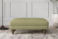 Deni Medium Footstool - Brera Linen Sage