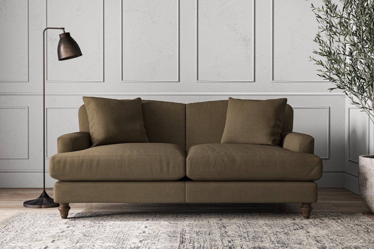 Deni Medium Sofa - Brera Linen Chestnut