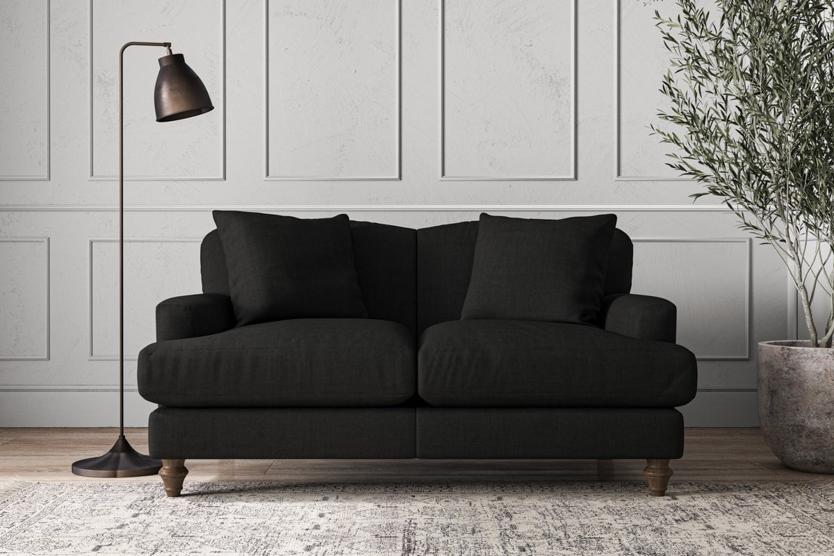 Deni Small Sofa - Brera Linen Charcoal