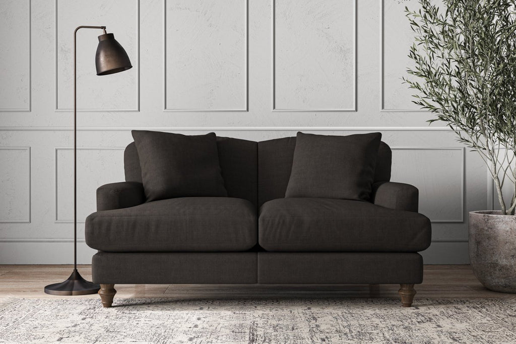Deni Small Sofa - Brera Linen Espresso