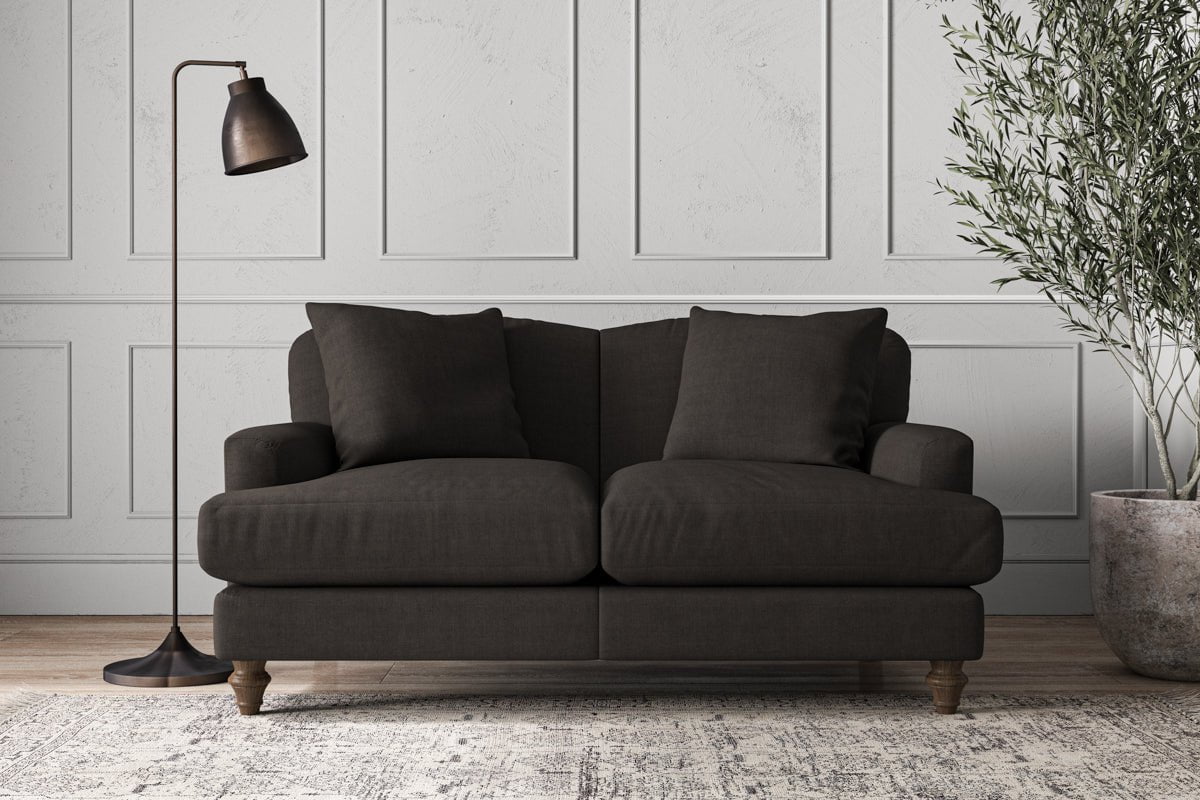 Deni Small Sofa - Brera Linen Espresso