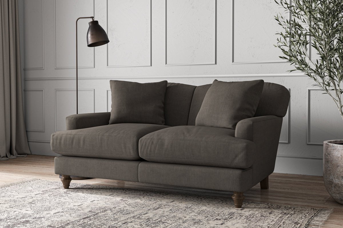 Deni Small Sofa - Brera Linen Granite