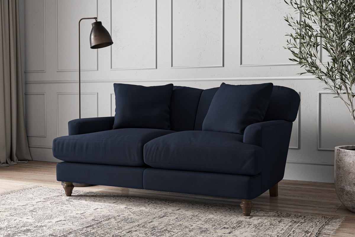Deni Small Sofa - Brera Linen Indigo
