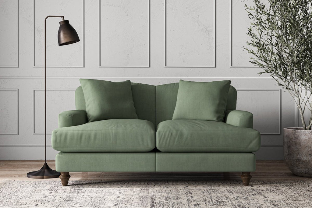 Deni Small Sofa - Brera Linen Jade