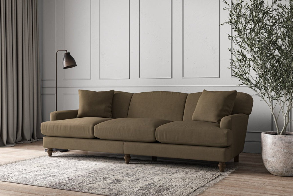 Deni Super Grand Sofa - Brera Linen Chestnut