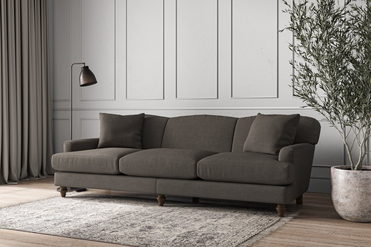 Deni Super Grand Sofa - Brera Linen Granite