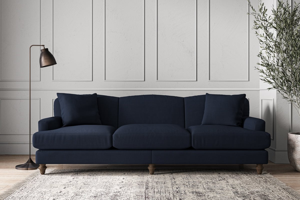 Deni Super Grand Sofa - Brera Linen Indigo