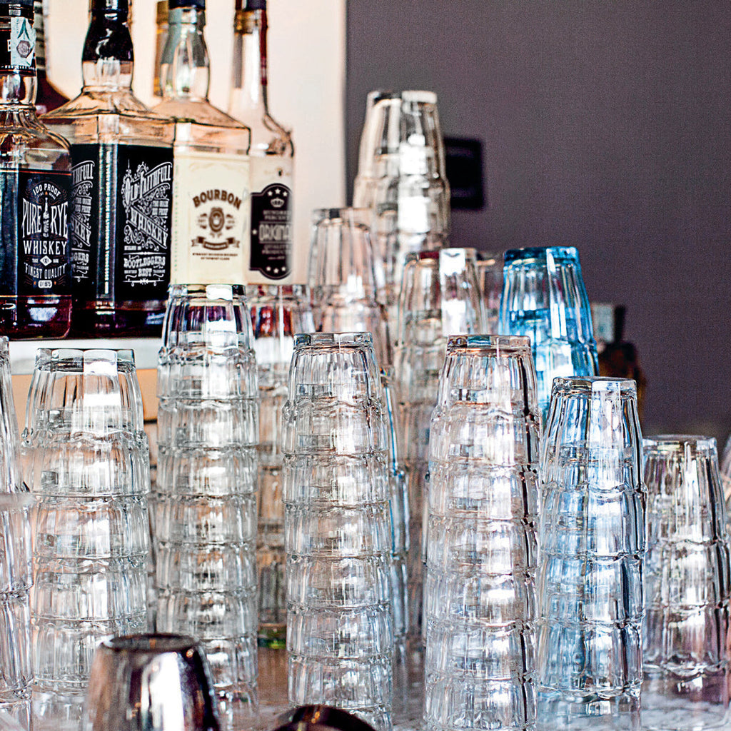 Rock Bar 9.25 oz. Rocks Stackable Drinking Glasses (Set of 6)