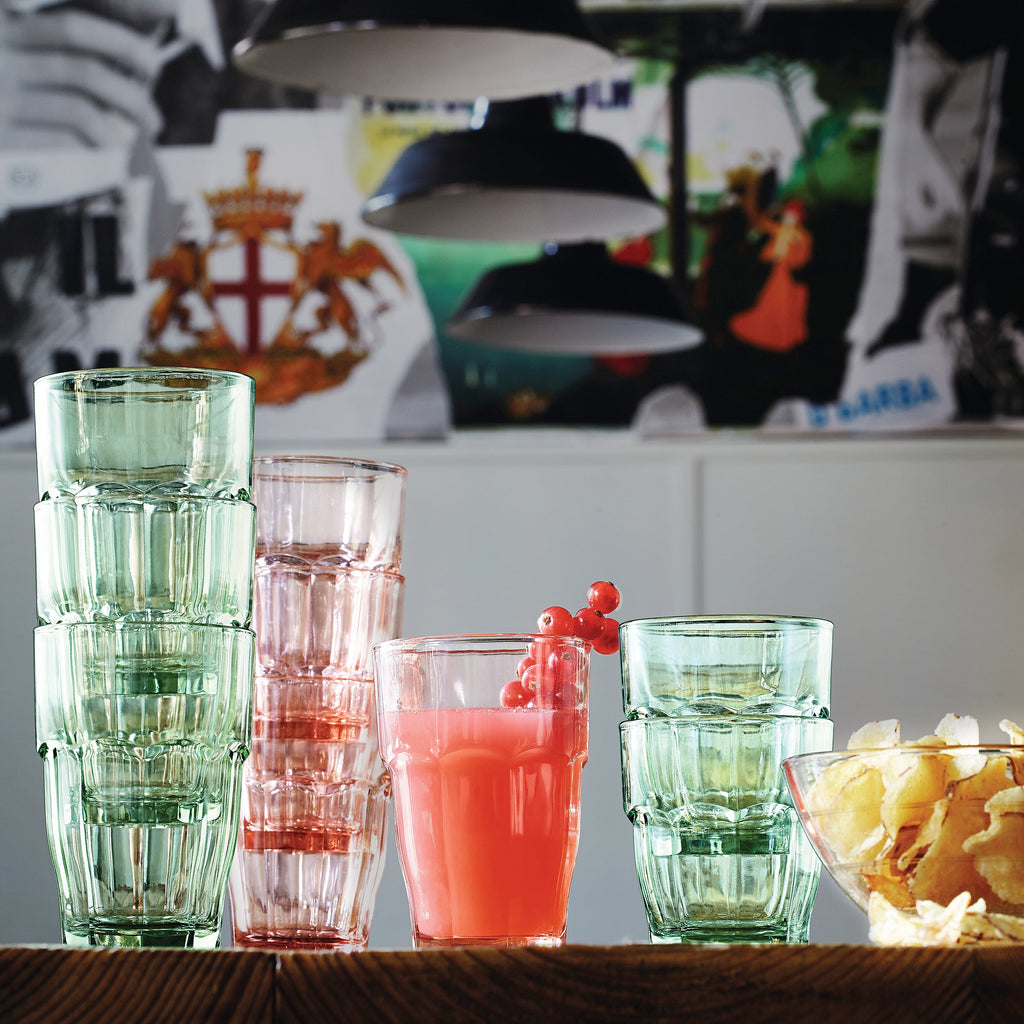 Rock Bar 9.25 oz. Rocks Stackable Drinking Glasses (Set of 6)