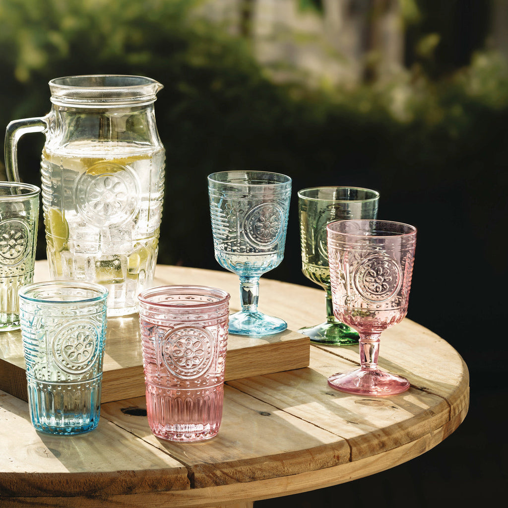 Romantic 10.75 oz. Stemware Cocktail Drinking Glasses (Set of 4)