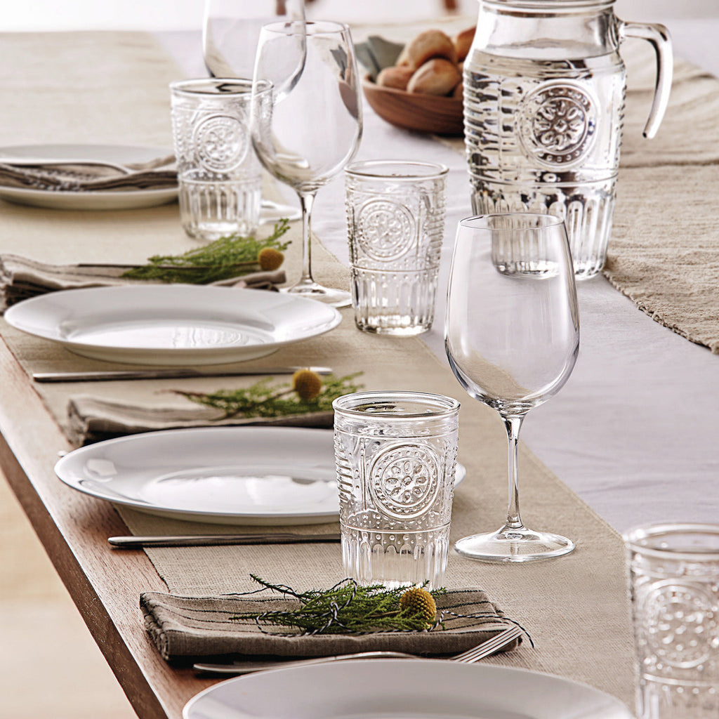 Romantic 11.5 oz. Water Drinking Glasses (Set of 4)