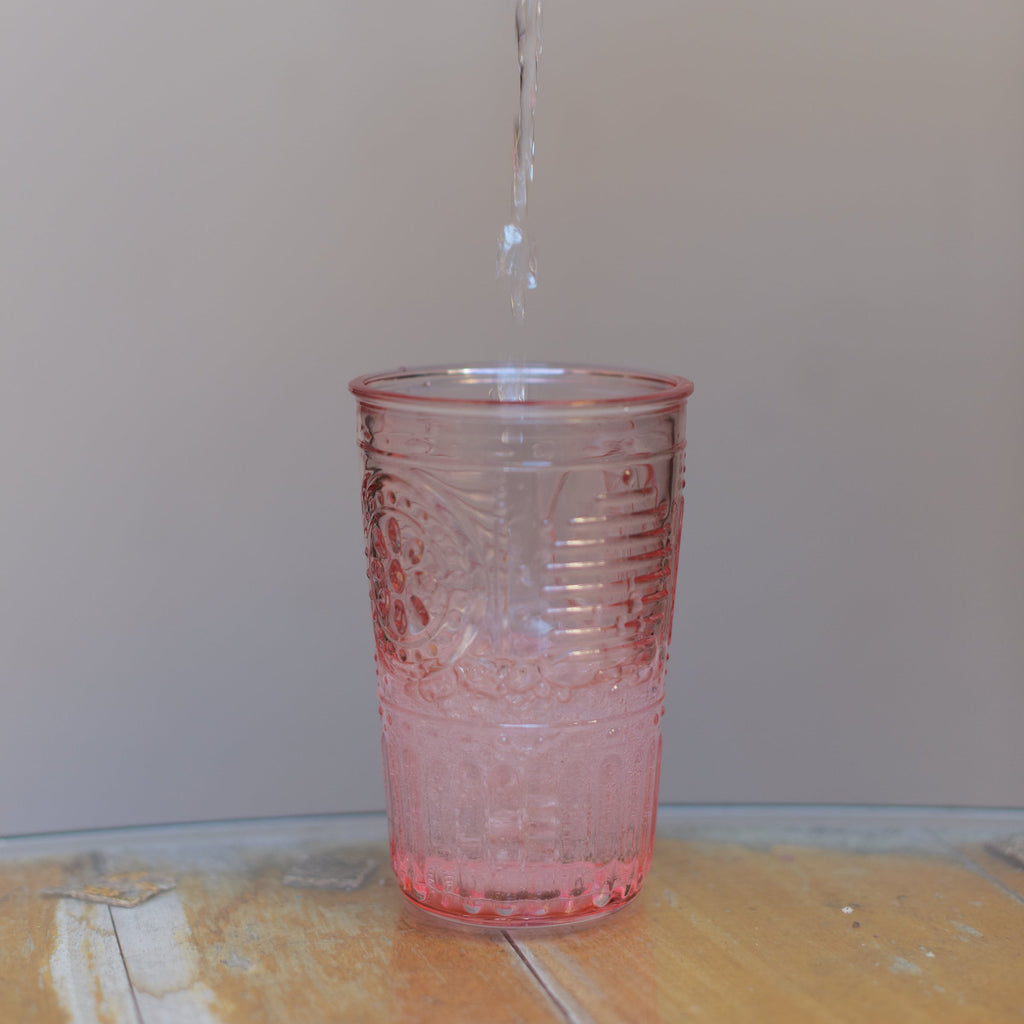 Romantic 11.5 oz. Water Drinking Glasses (Set of 4)