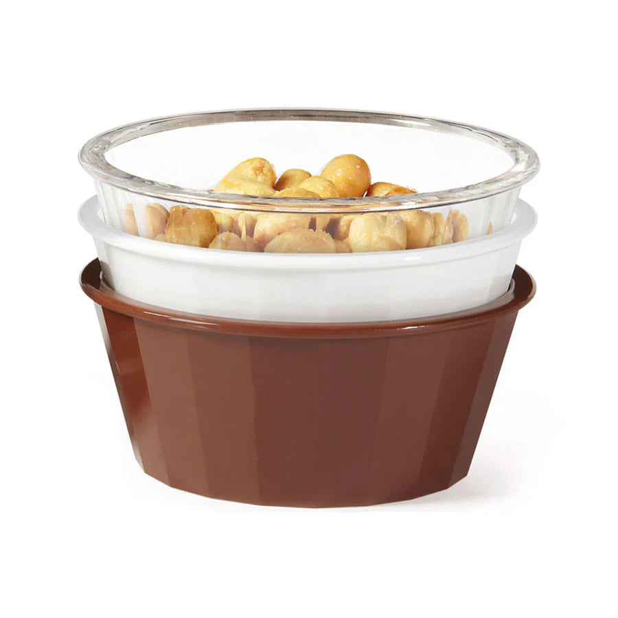 GET ER-045-CL Plastic Fluted Ramekin, Clear, 4 oz.