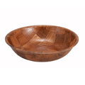 Woven Wood 10 Salad Bowl