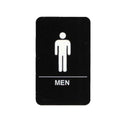 Tablecraft 695635Men's Restroom Braille Sign, 9 x 6