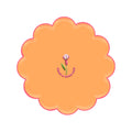 Ceramic 'Have A Good Day' Decorative Flower Plate | Living Collection